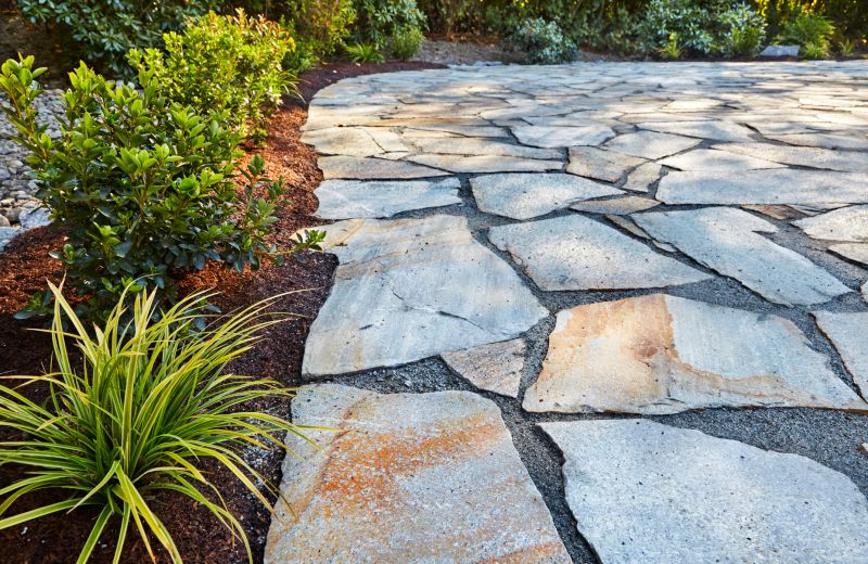 Dry Weather Flagstone Setup